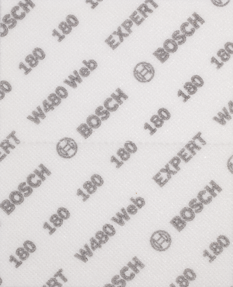 Giấy chà nhám cầm tay Bosch EXPERT W480 Web 1/4, độ nhám 180.